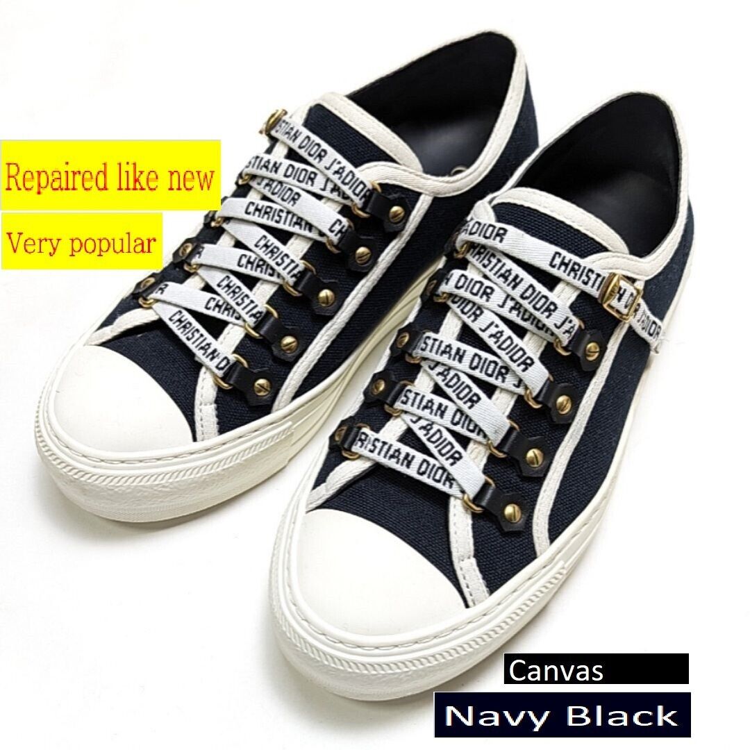 Authentic J'ADIOR WALK'N' DIOR Sneakers 36 Navy Black | eBay Authentic J'ADIOR WALK'N' DIOR Sneakers 36 Navy Black | eBay
