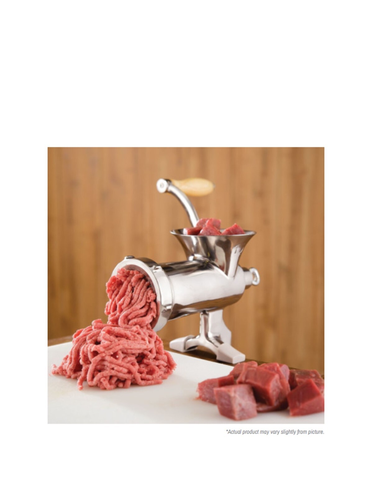 LEM 10 MEAT GRINDER Cast Iron Heavyduty Clampon Manual Hand Grinder