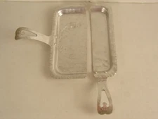 Vintage Continental Silver Co. Inc. Wild Rose Silent Butler Crumb Catcher Set