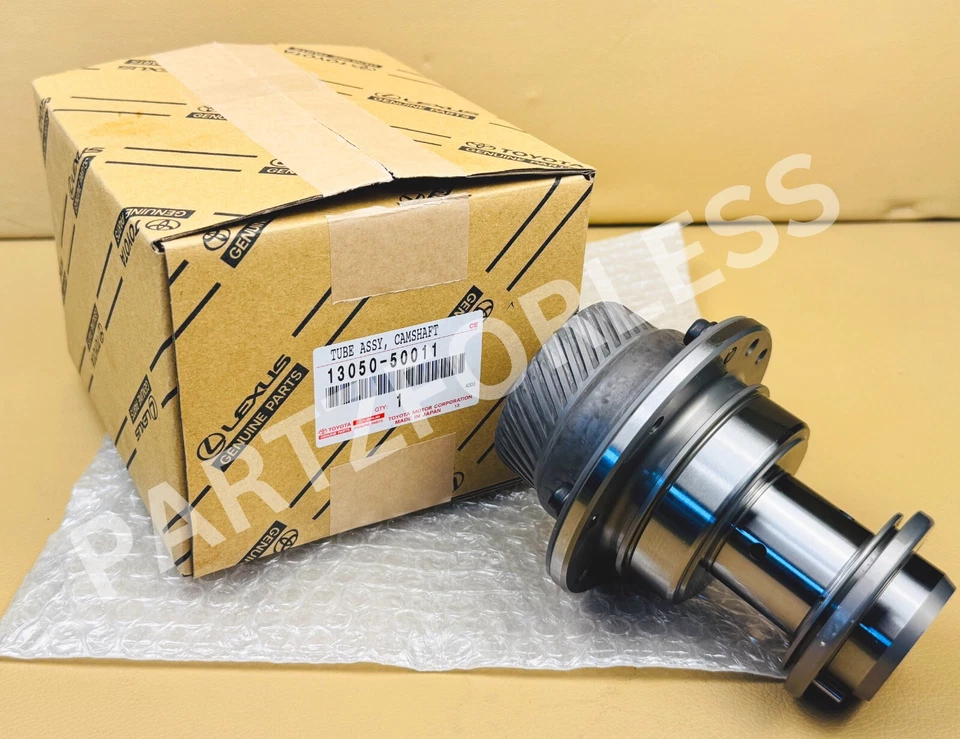 13050-50011 Tubo de engranaje de distribución del árbol de levas del motor 13050-50011 Lexus OEM LS430 GS430 SC430 3UZFE Foto 2 de 4