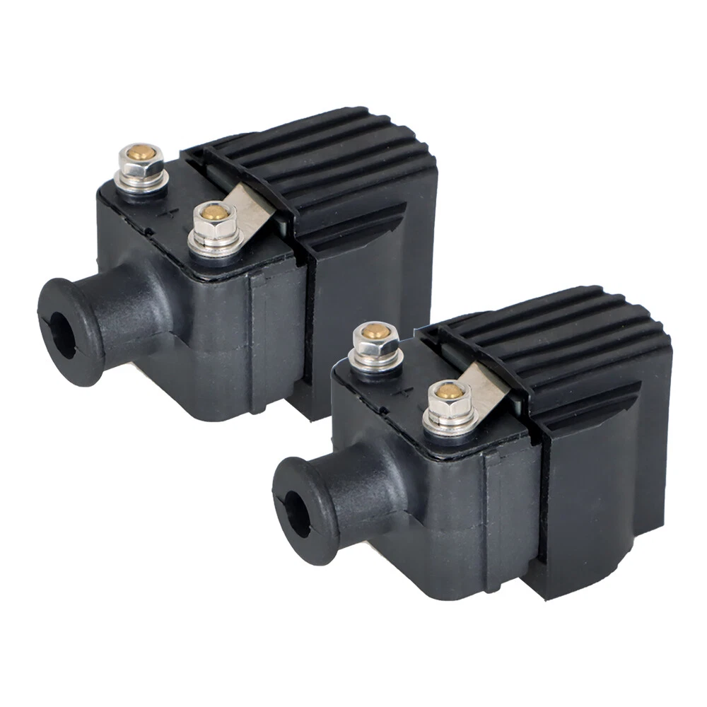 2× Ignition Coil 339-7370A13 339-832757A4 For Mercury Mariner 25HP  
