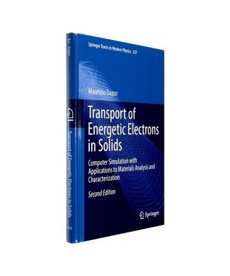 Transport of Energetic Electrons in Solids: Computer Simulation with Application