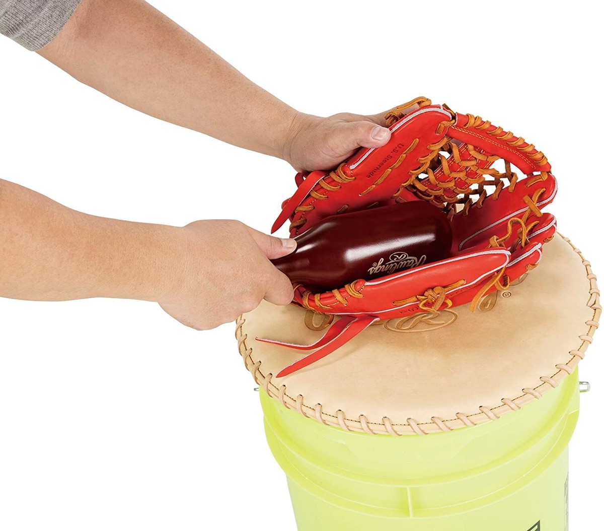 Rawlings Gant de baseball, softball 30,5 cm – Main droite – Multicolore – Infield – Doublure en cuir