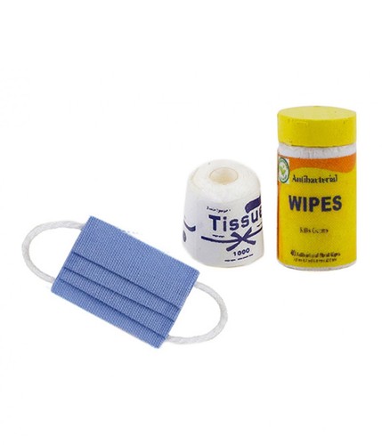 Dolls House Mask Tissue Wipes Set Miniature Hospital Shop Pub Bar Accessory 1:12
