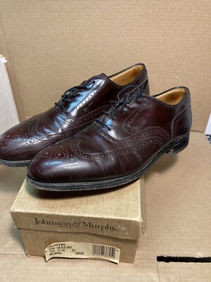 Johnston and Murphy brown size 10 dress shoes s-l400.jpg main image 2