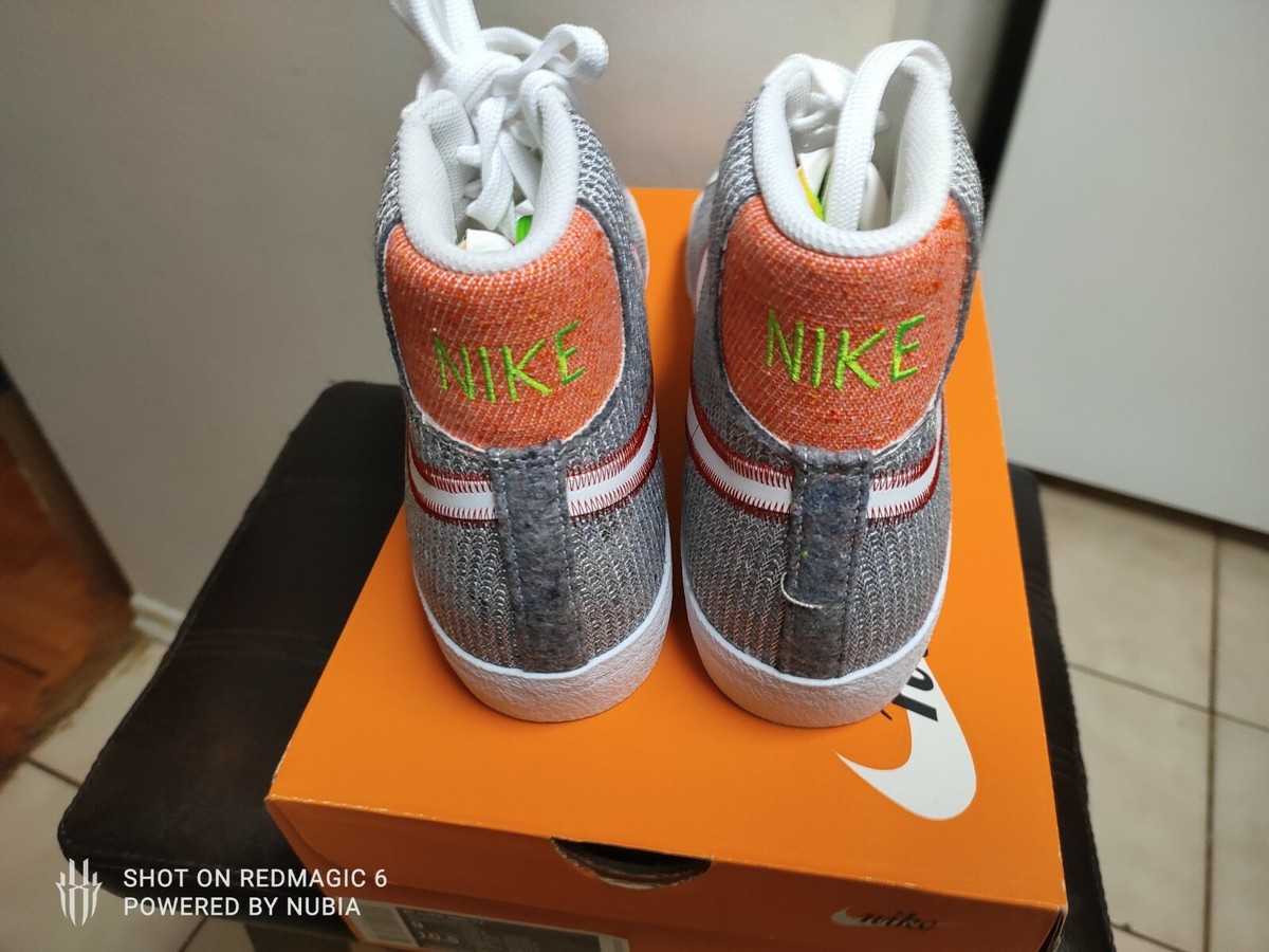 Nike Blazer Mid \'77 Mens Shoes Size 9 Grey White-Sport Red CW5838-022 Nike Blazer Mid  main image 3