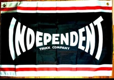 INDY Flag INDEPENDENT SKATES Skateboard  G+S ALVA POWELL DOGTOWN BOYS New 2x3