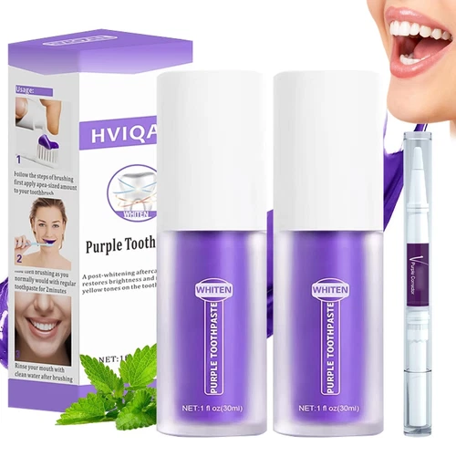 Color Corrector Serum Hi Smile Lila Zahnpasta Weisse Zähne Zahnaufhellung White