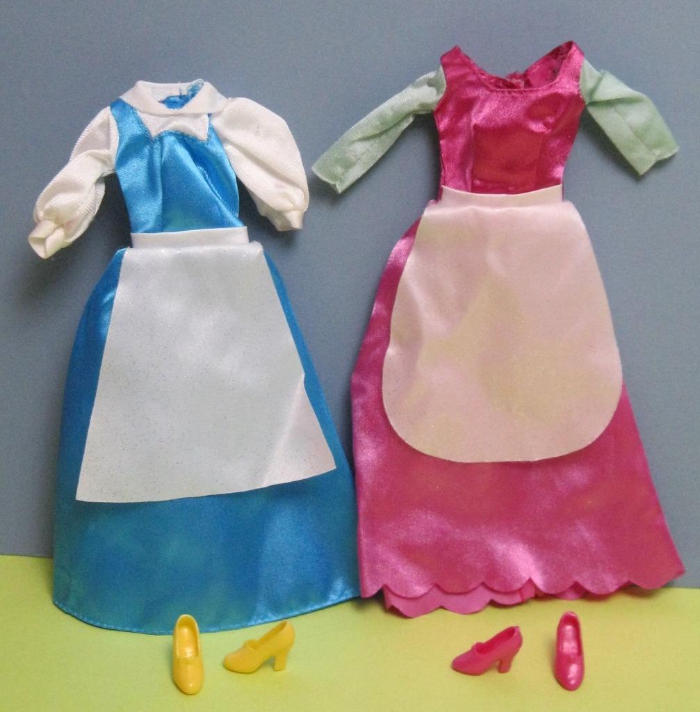 SET 2 PINK /BLUE AURORA/BELLE BARBIE Doll PRINCESS DRESS/SHOES-Bow Pumps OUTFITS | eBay SET 2 PINK /BLUE AURORA/BELLE BARBIE Doll PRINCESS DRESS/SHOES-Bow Pumps OUTFITS | eBay