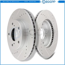 Front Disc Brake Rotors for 2012 - 2015 Acura ILX Honda Civic Brake Rotor Kit