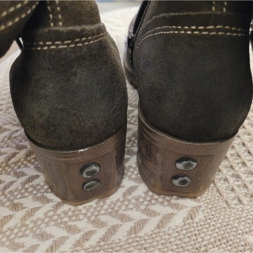 Fly London Dark Brown Leather and Suede Boots Botk Lask P143258007 Size 40 - Picture 7 of 9