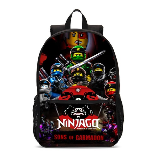 Ninjago Son of Garmadon grande zaino scuola isolato borsa pranzo sacchetto penna lotto - Foto 2 di 19
