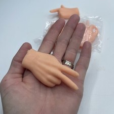 4 PC Tiny Hands for Cats Silicone Mini Hands for Cats Stretchable Hands Cat Toy