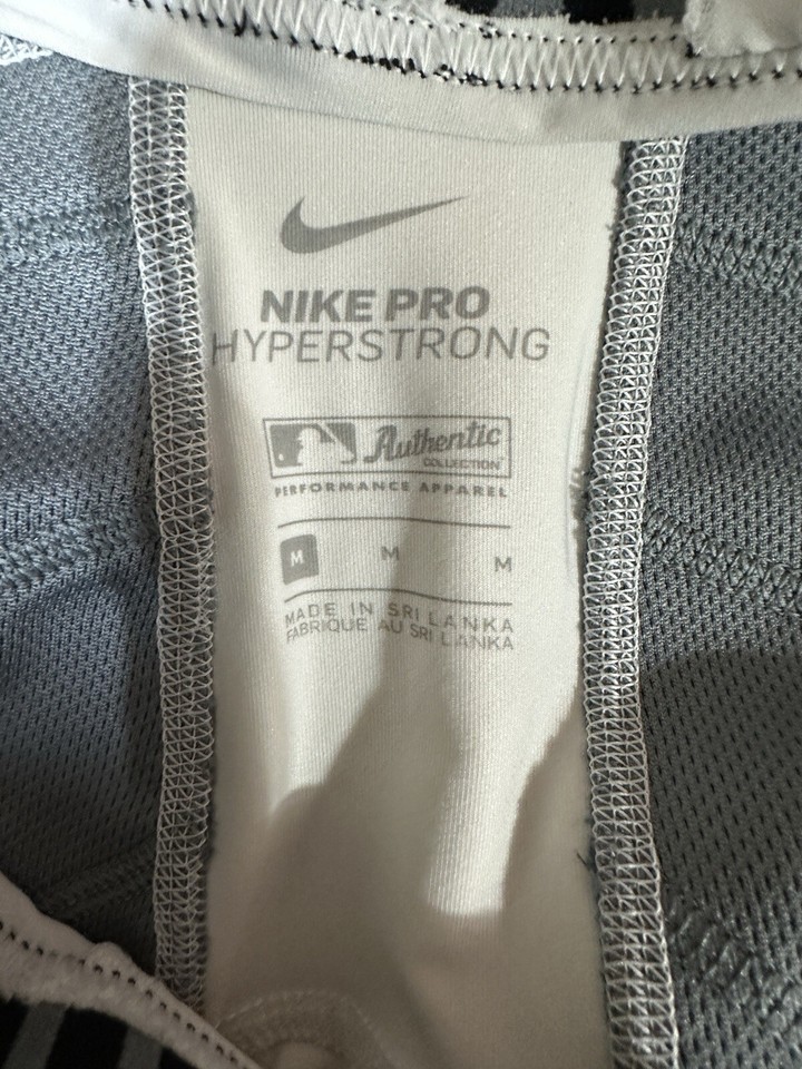 Nike DriFit Pro Heist MLB Boys White Compression Sliding Shorts Youth