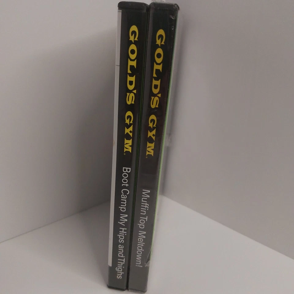 2 DVD ~ Golds Gym Muffin Top Meltdown & Bootcamp My Hips And Thighs - Изображение 2 из 4