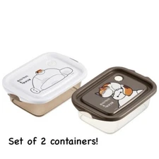 Disney Bento Box Set - Baymax & Mochi, 2 Pc Food Storage Containers Big Hero 6