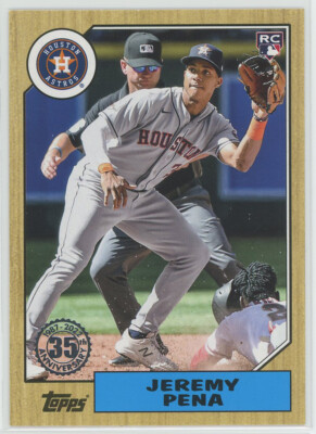 2022 Topps Update '87 Topps #87TBU-23 Jeremy Pena Astros RC | eBay