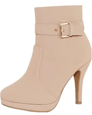 Top moda black suede ankle boots Size 8.5