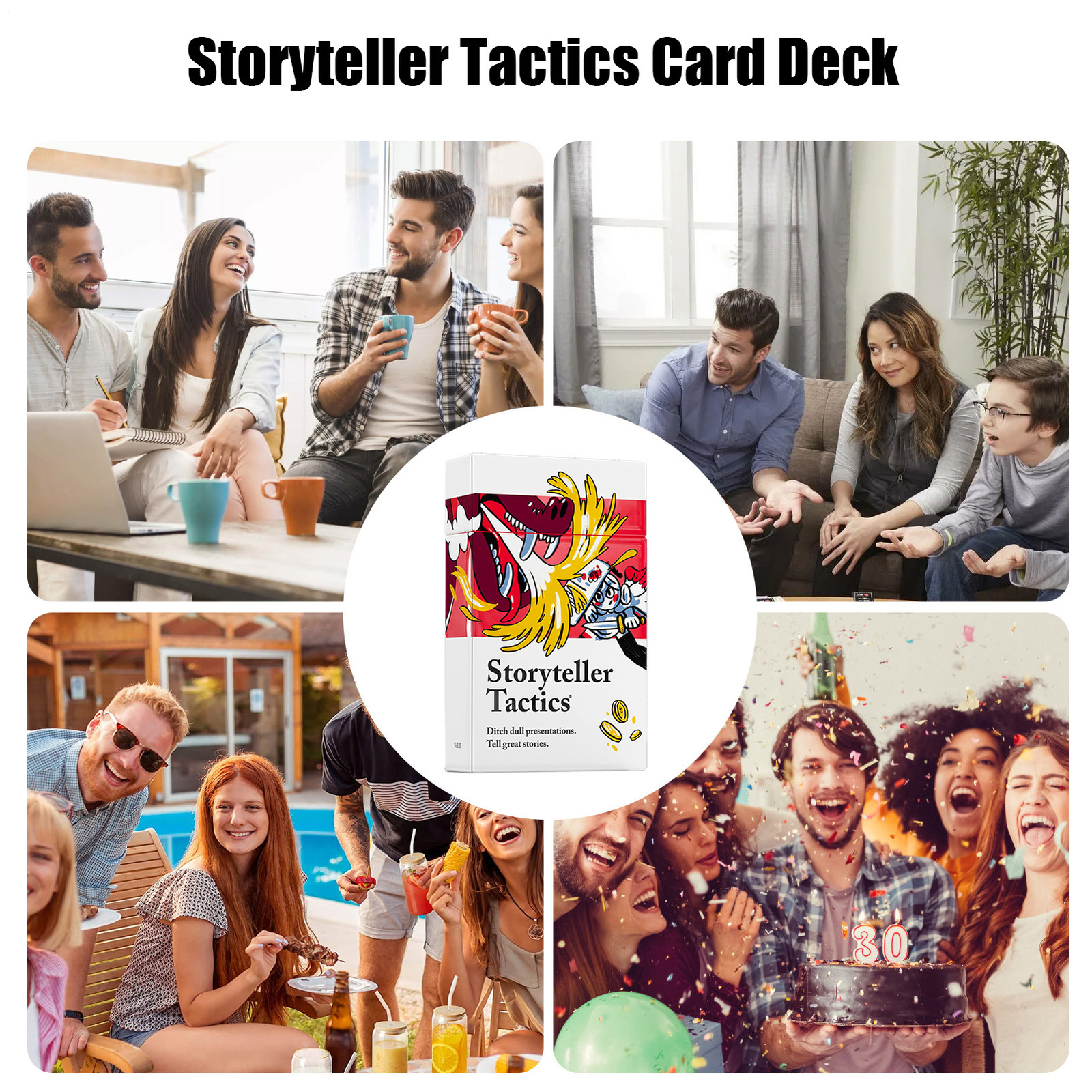 Steve Rawling - Pip Decks Storyteller Tactics 54 Card Deck Storyteller Tactics