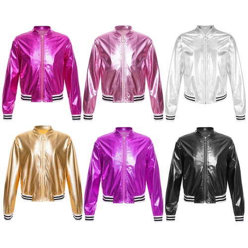 Kids Girls Hoodie Excise Hooded Cloth Jacket Sport Sweatshirt Style Outwear