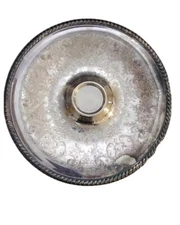 Wm Rogers Vintage Serving Tray "Chips and Dip" Gorgeous Pattern #866