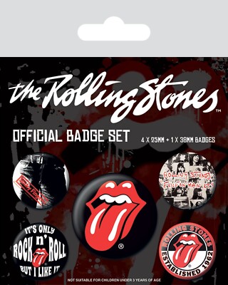 The Rolling Stones Classic Anstecker Button Pin Abzeichen Brosche Anstecknadeln
