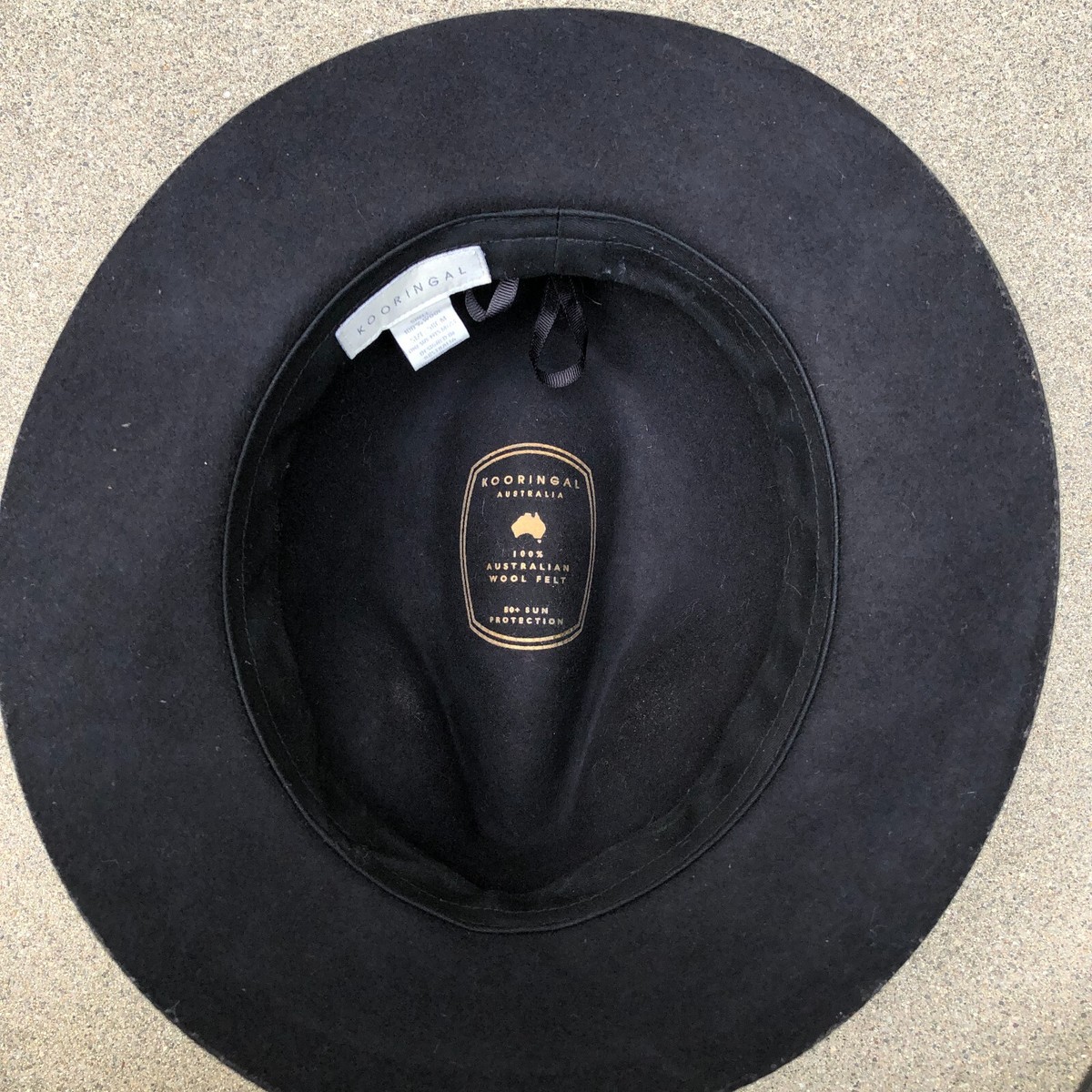 Kooringal Fedora black wool 50 + Sun Protection 100% Australian wool felt KOORINGAL Australian Wool Felt Fedora Hat Women main image 2