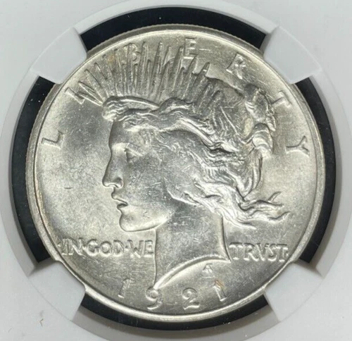 1921 HIGH RELIEF PEACE SILVER DOLLAR ~ NGC MS 61 ~NICE LOOKING KEY DATE COIN~