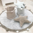 Round Rug Tapete Infantil Cotton Fluffy Floor Mat Rugs Kilim for Baby Bedroom