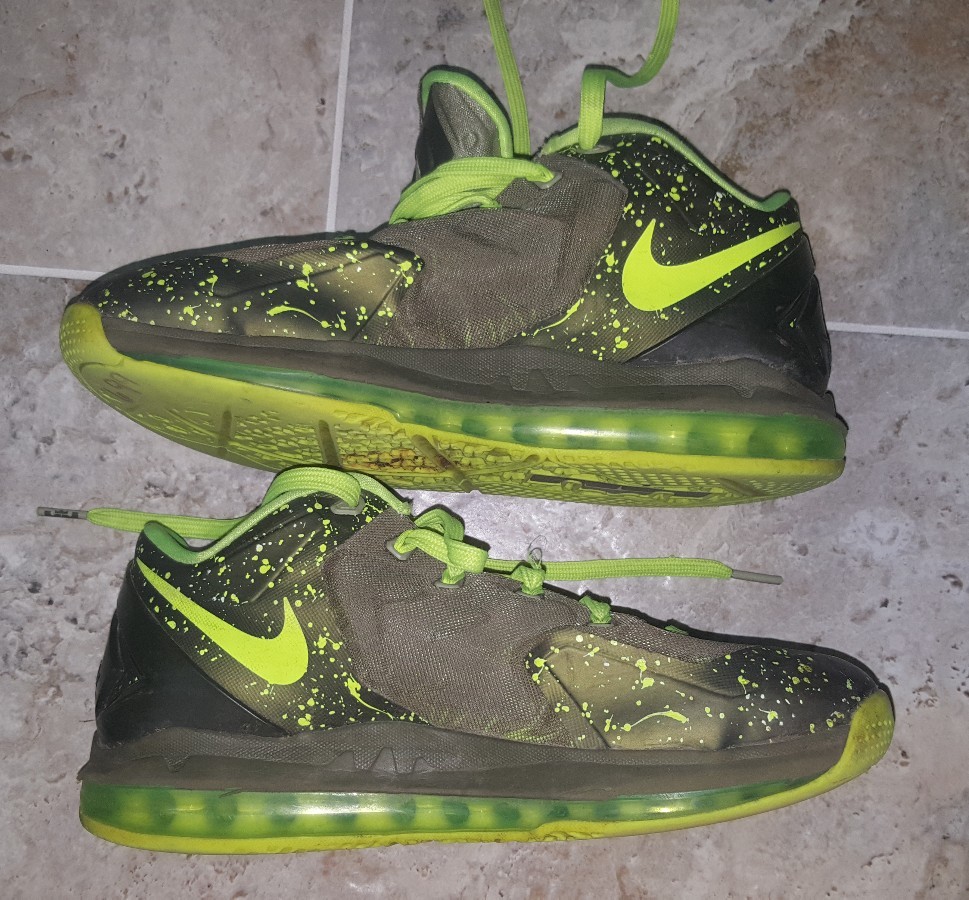 スニーカー Nike SNEAKER (IF1764) Nike Lebron 11 XI Low Dunkman Air Max Volt Green 642849-200