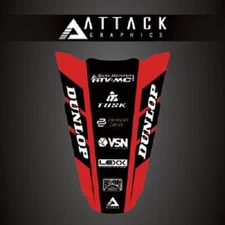 Attack Graphics Renegade Rear Fender Decal Red