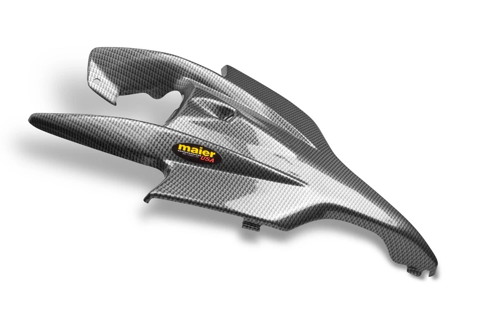NEW YAMAHA RAPTOR YFM 250 08-13 BLACK CARBON FIBER LOOK PLASTIC HOOD PLASTICS - Bild 1 von 1