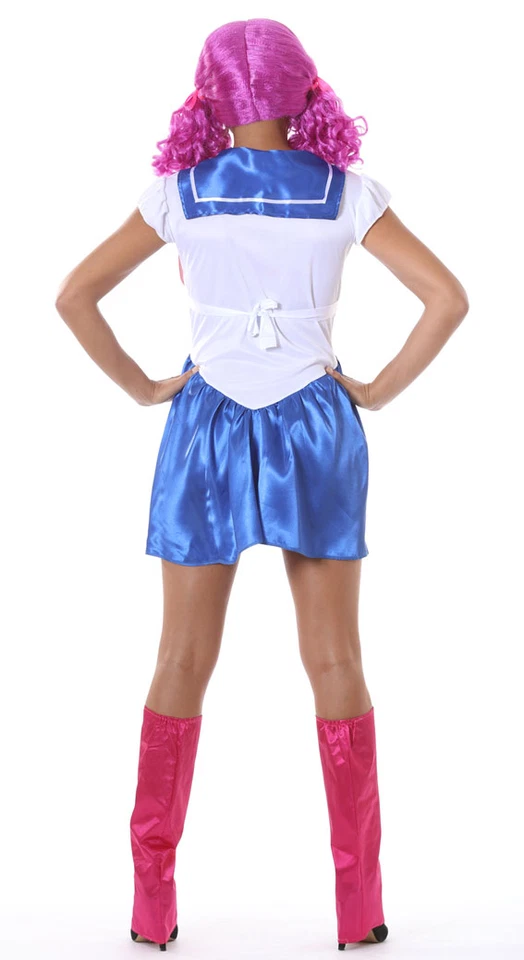 Ladies Sailor Moon Usagi Cosplay Fancy Dress Costume Women’s Halloween - Image 2 of 2