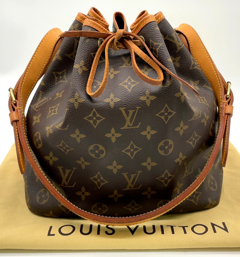Auth Louis Vuitton Monogram Petit Noe M42226 Shoulder Bag W/Dustbag NS040850