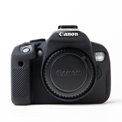 Silicone Case for Canon EOS 600D 650D 700D Camera Bag Black CC2233a