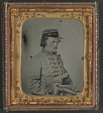 8" x 10" Photo Unidentified corporal in Confederate uniform of Company K, 'Jake