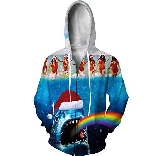 Ridiculous Hoodie Crazy Sweatshirt Zipper Jacket SMALL Weird Strange Sweater Odd image 1