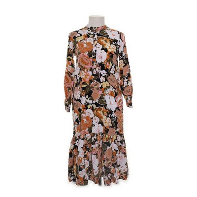 Ichi, Kleid, Größe: 34, Mehrfarbig, Viskose, Blumen, Damen #fc8