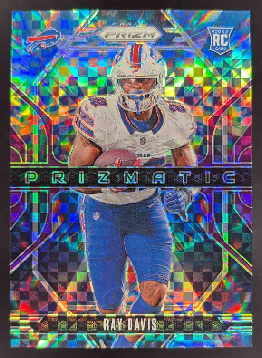 2024 Panini Prizm Prizmatic Purple Power #18 Ray Davis RC /49