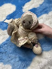 RUSS BERRIE Bears From the Past FIONNA Teddy Bear Victorian Style VINTAGE