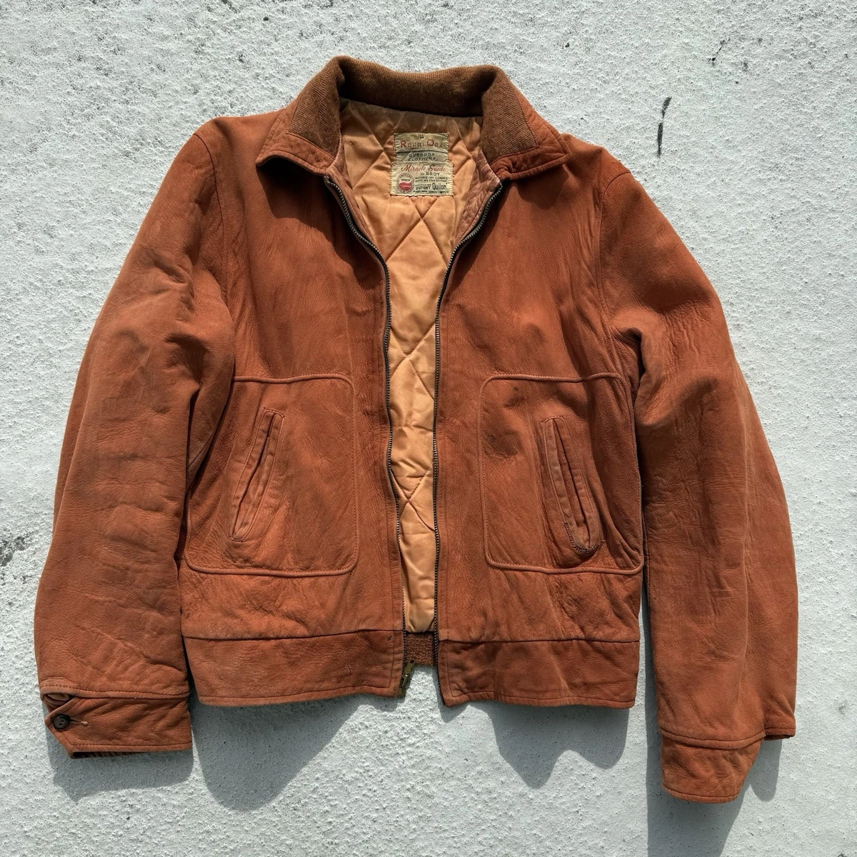 Suede 1950s Vintage Outerwear Coats & Jackets for Men for sale | eBay