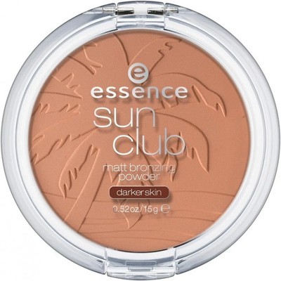 Essence Sun Club Matte Bronzing Powder Darker Skin 02 Sunny 0.52 oz