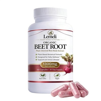Lemeli Beetroot Plant-Based Daily Wellness Supplement   Antioxidant Blend
