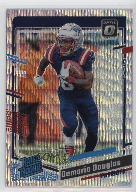 2023 Panini Donruss Optic Rated Rookie Wave Prizm /300 Demario Douglas #300 1ng7