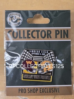 Washington Commanders VS Green Bay Packers Game day Pin 9/11/2025 ...