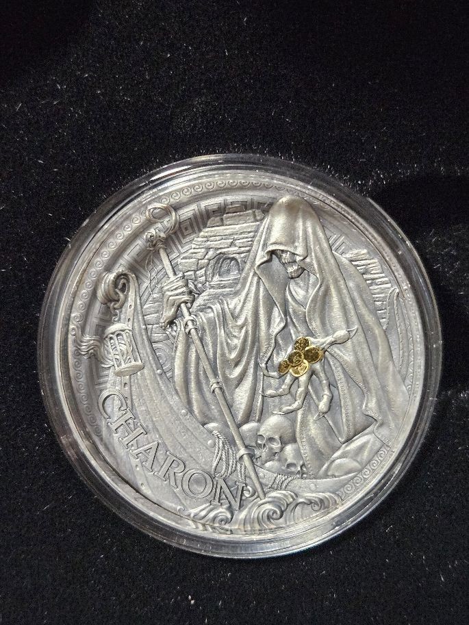2024 CAMEROON CHARON The Great Greek Mythology Antique finish Silver ...
