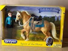 Breyer Traditional | Western Horse & Rider Set | Lets go Riding | Retired 1788