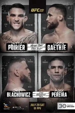 UFC 291 Poirier Vs. Gaethje 2 12x18 Fight Poster Reprint