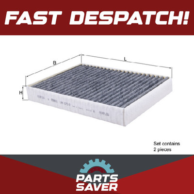 Pollen / Cabin Filter fits BMW M850 4.4 2018 on N63B44D Mahle 5A1BDB6 Quality