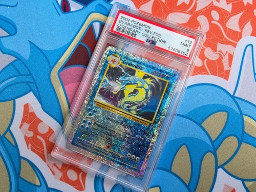 Gyarados - 2002 Pokemon Legendary Collection Reverse Holo Foil Fireworks - PSA 9